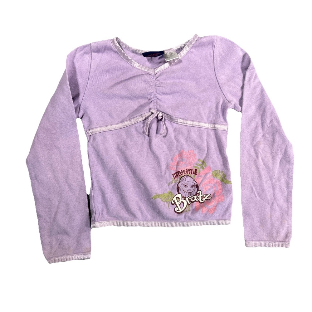 Girl's Bratz Dolls Long Sleeve T Shirt Top SZ 6 2001 Vintage Top Clothing